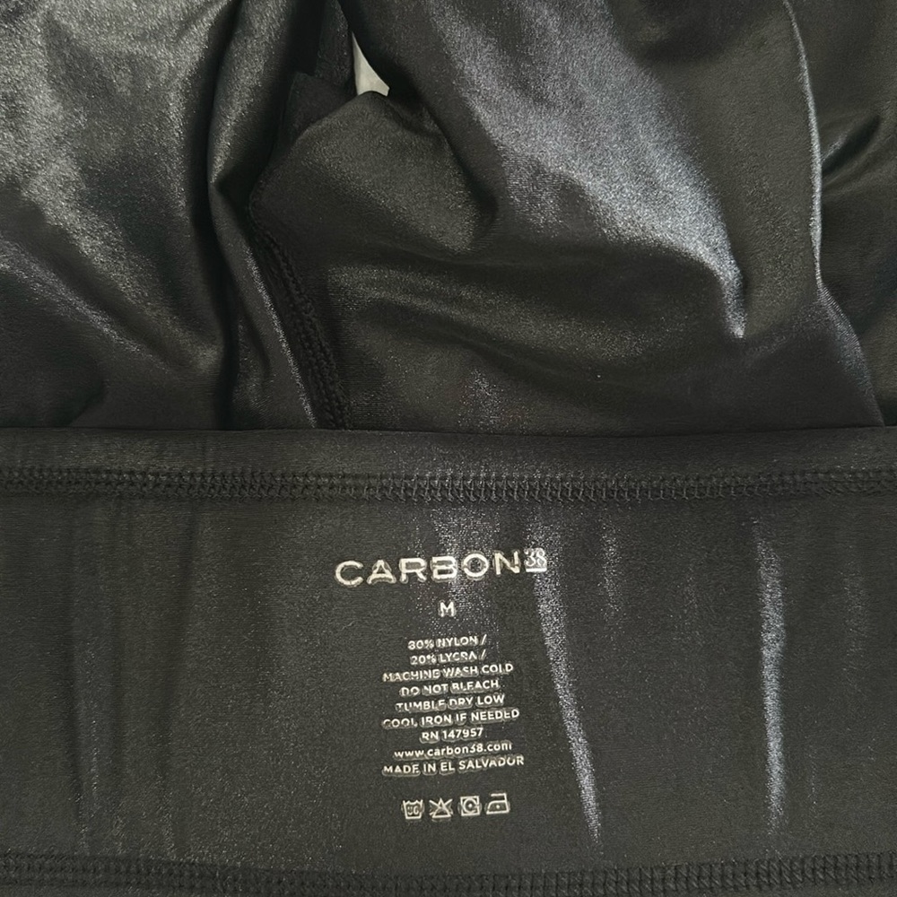 High waisted Carbon 38 biker shorts